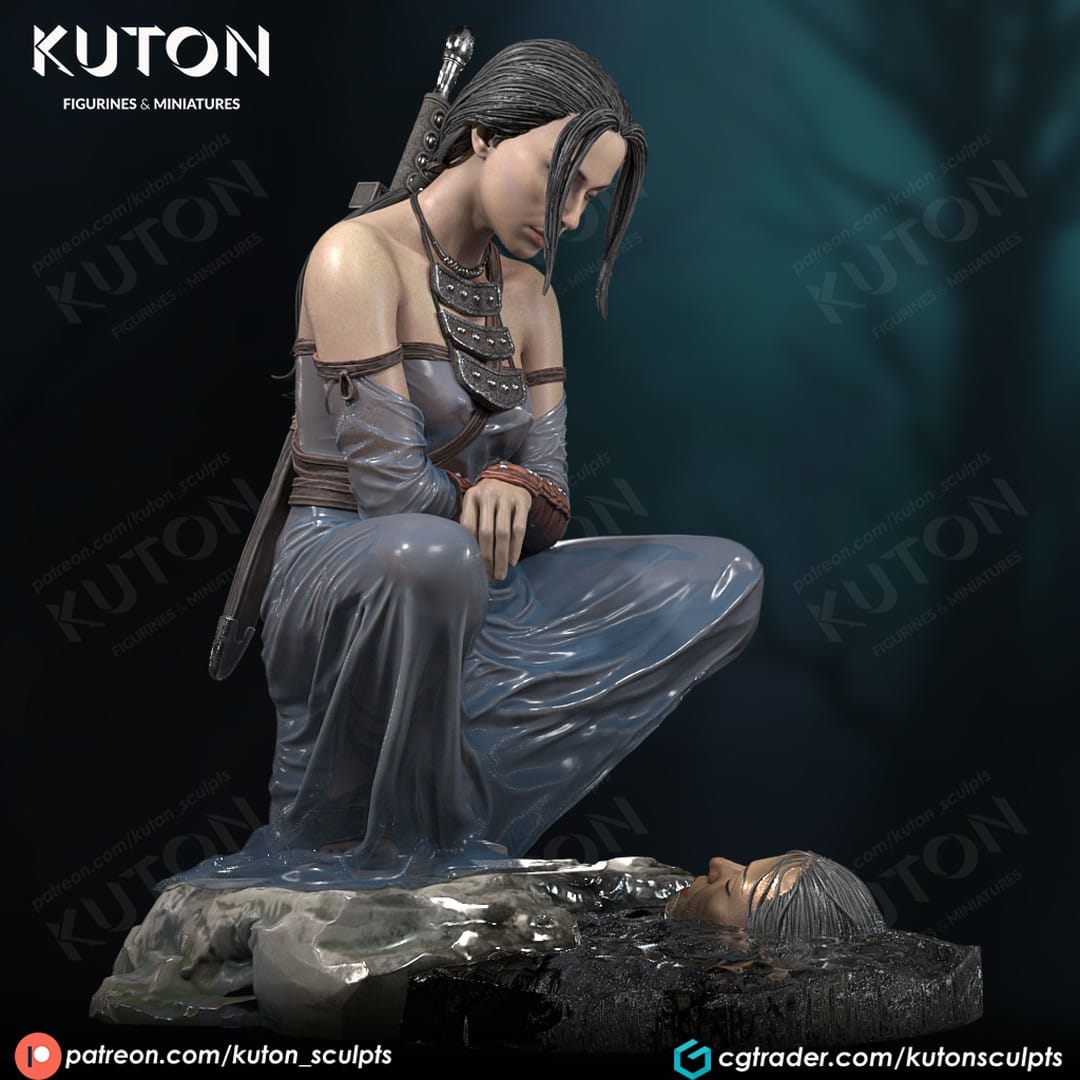 P站图纸印象馆 KUTON 女战士 KUTON 女战士