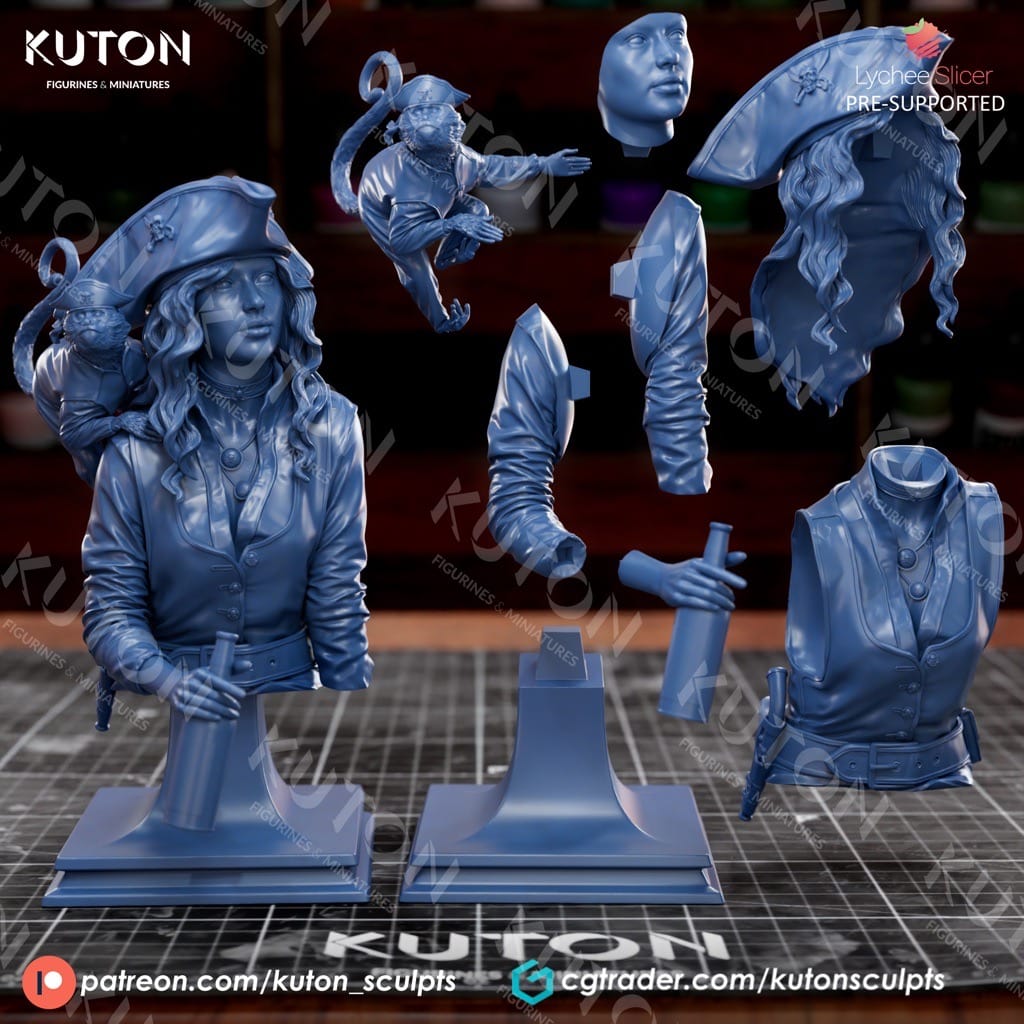 P站图纸印象馆 KUTON 莱拉船长 KUTON 莱拉船长