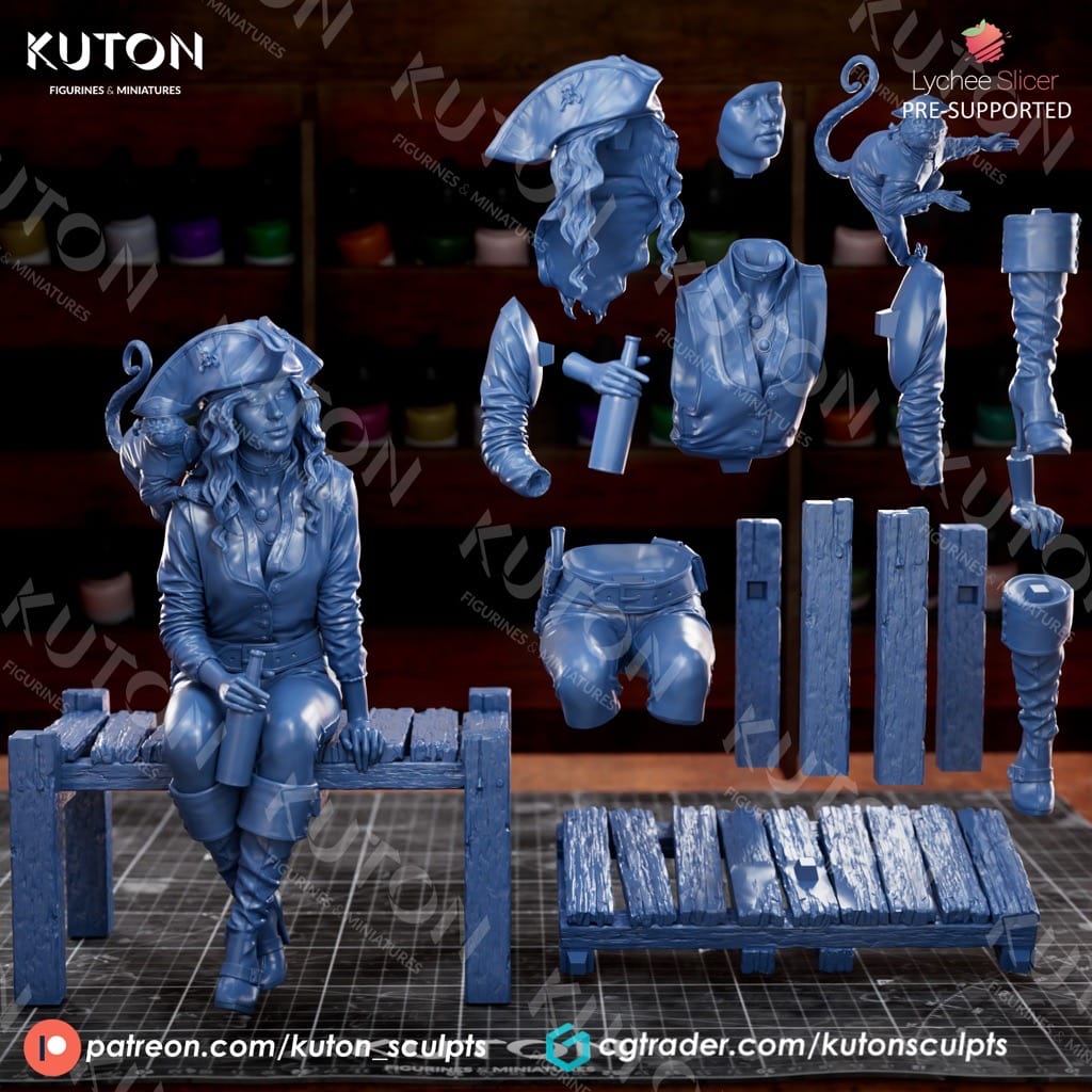 P站图纸印象馆 KUTON 莱拉船长 KUTON 莱拉船长