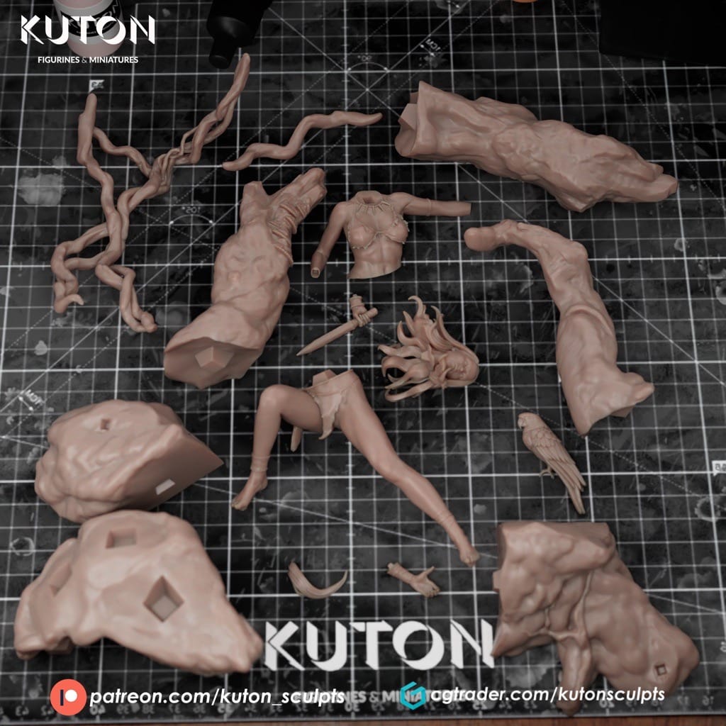 P站图纸印象馆 KUTON 丛林少女 KUTON 丛林少女