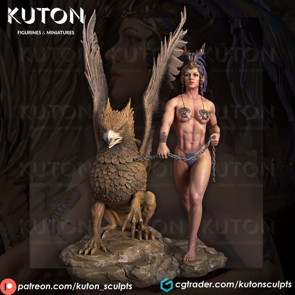 P站图纸印象馆 KUTON 狮鹫守护者 KUTON 狮鹫守护者