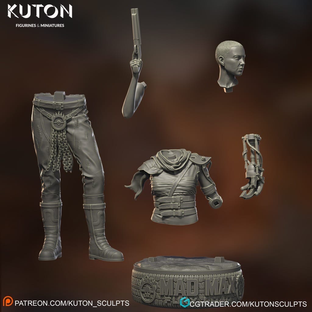 P站图纸印象馆 KUTON 疯狂的麦克斯 狂怒姬费罗莎 KUTON 疯狂的麦克斯 狂怒姬费罗莎