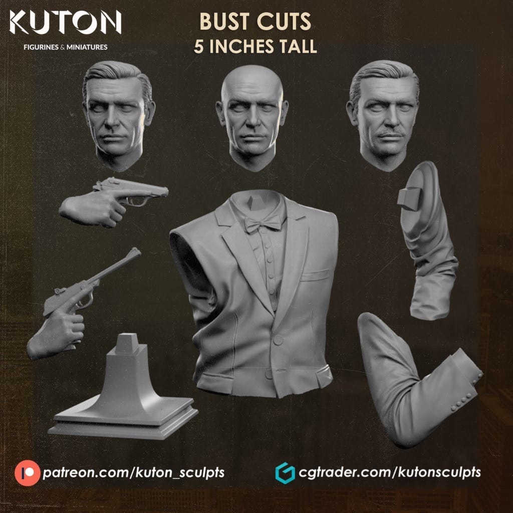 P站图纸印象馆 KUTON 永远的007 肖恩·康纳利 KUTON 永远的007 肖恩·康纳利