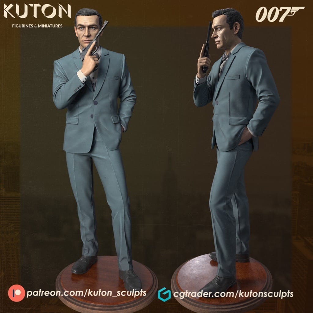 P站图纸印象馆 KUTON 永远的007 肖恩·康纳利 KUTON 永远的007 肖恩·康纳利