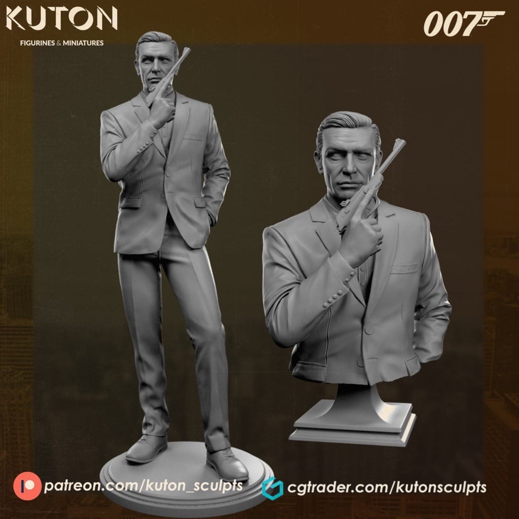 P站图纸印象馆 KUTON 永远的007 肖恩·康纳利 KUTON 永远的007 肖恩·康纳利