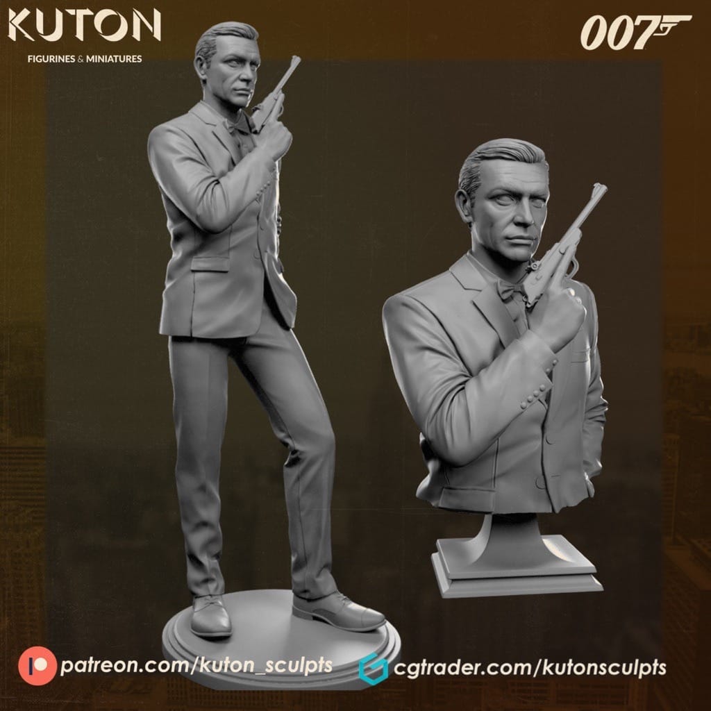 P站图纸印象馆 KUTON 永远的007 肖恩·康纳利 KUTON 永远的007 肖恩·康纳利
