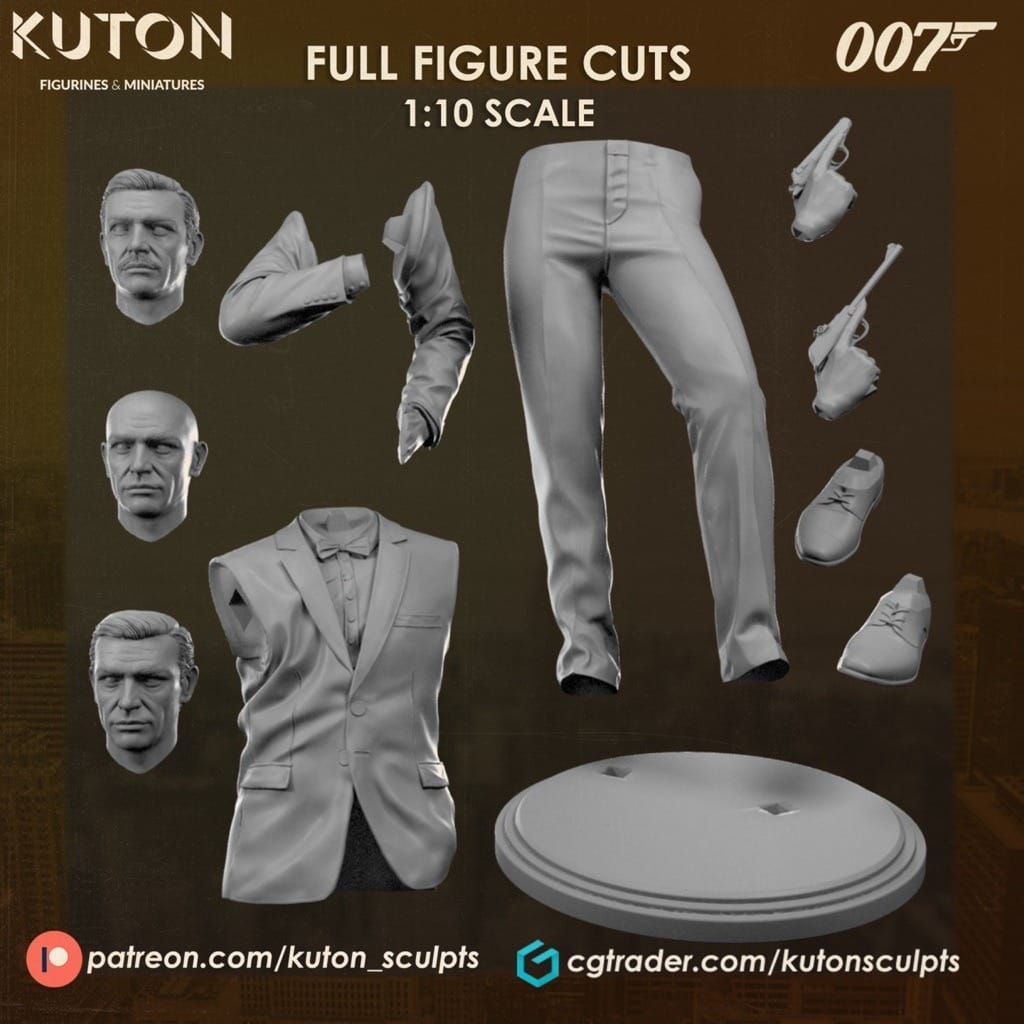 P站图纸印象馆 KUTON 永远的007 肖恩·康纳利 KUTON 永远的007 肖恩·康纳利