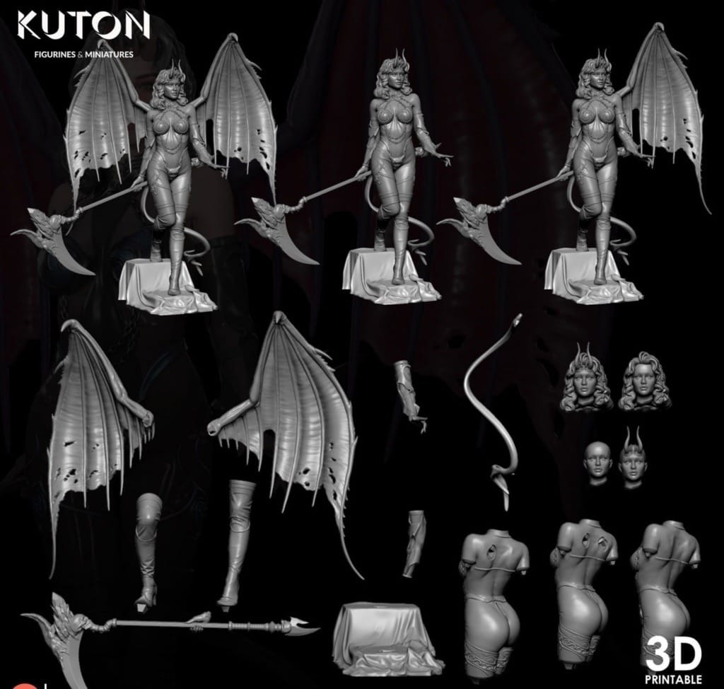 P站图纸印象馆 KUTON 魅魔丽莎 KUTON 魅魔丽莎