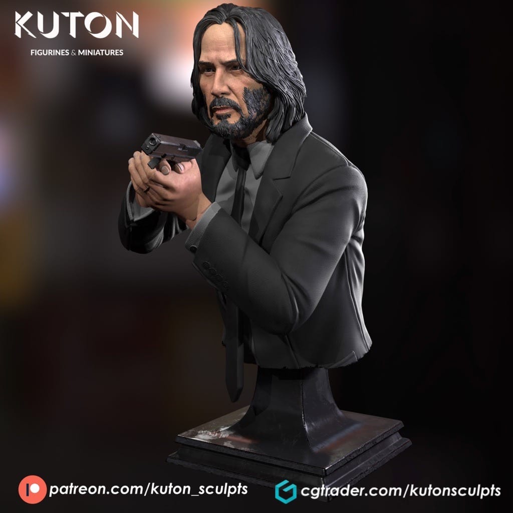 P站图纸印象馆 KUTON 疾速追杀 约翰·威克 KUTON 疾速追杀 约翰·威克