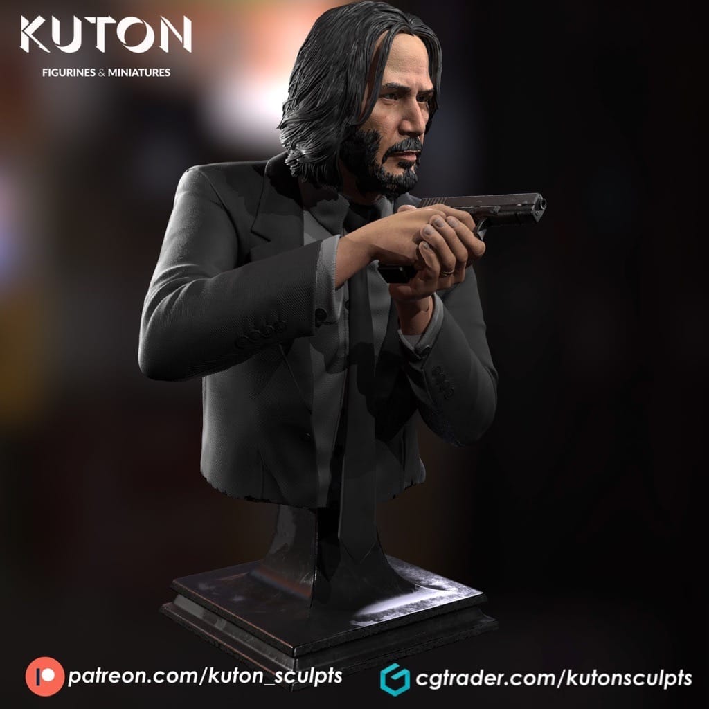 P站图纸印象馆 KUTON 疾速追杀 约翰·威克 KUTON 疾速追杀 约翰·威克