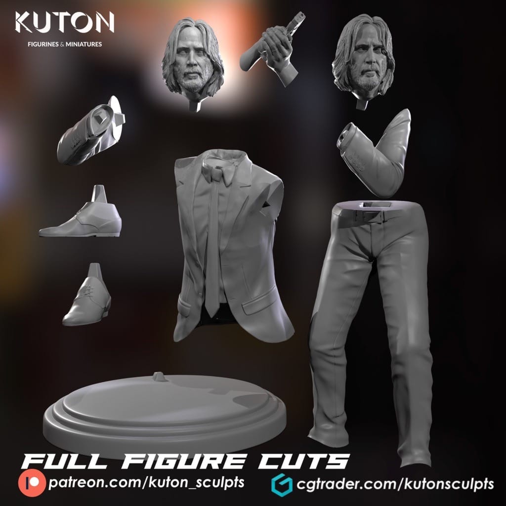 P站图纸印象馆 KUTON 疾速追杀 约翰·威克 KUTON 疾速追杀 约翰·威克