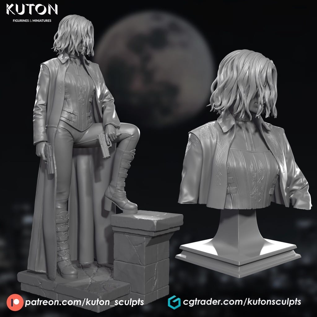 P站图纸印象馆 KUTON 黑夜传说 塞勒涅 KUTON 黑夜传说 塞勒涅