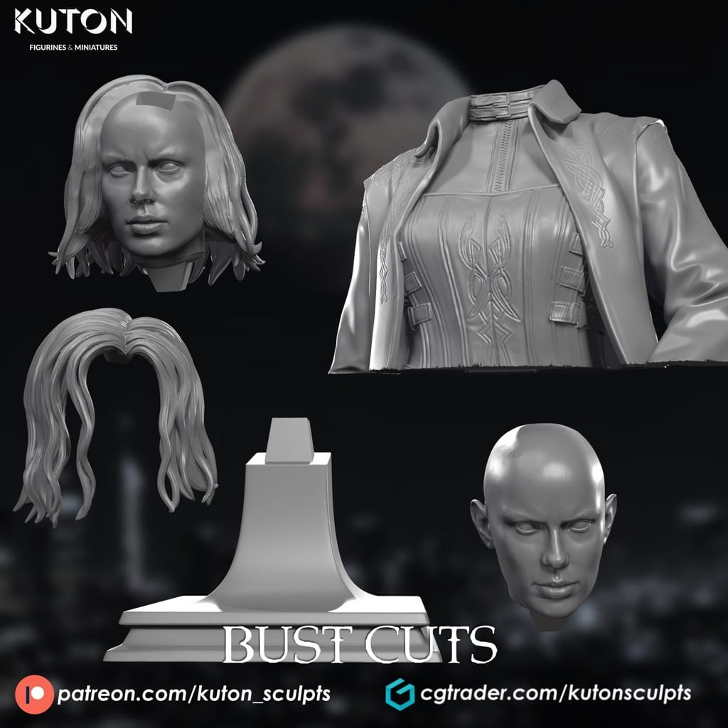 P站图纸印象馆 KUTON 黑夜传说 塞勒涅 KUTON 黑夜传说 塞勒涅