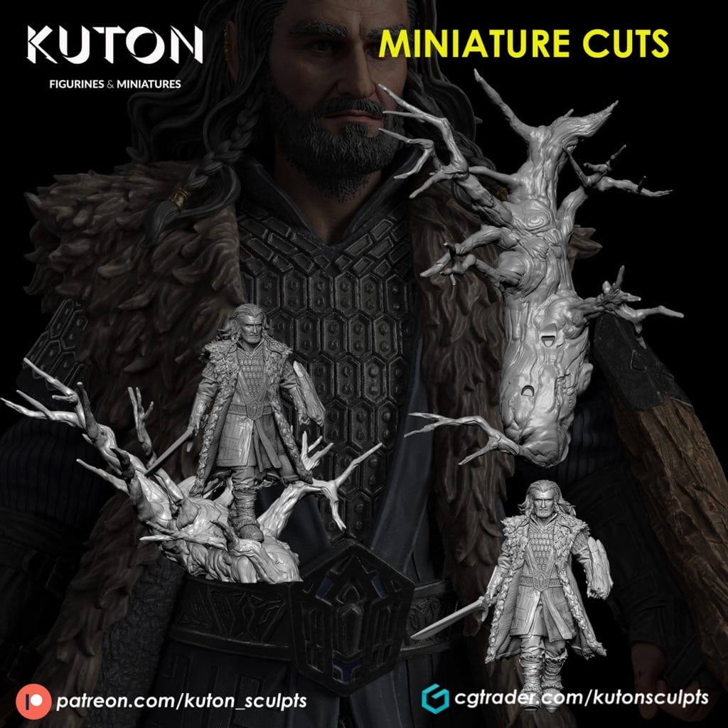 P站图纸印象馆 KUTON 霍比特人 矮人索林·橡木盾 KUTON 霍比特人 矮人索林·橡木盾