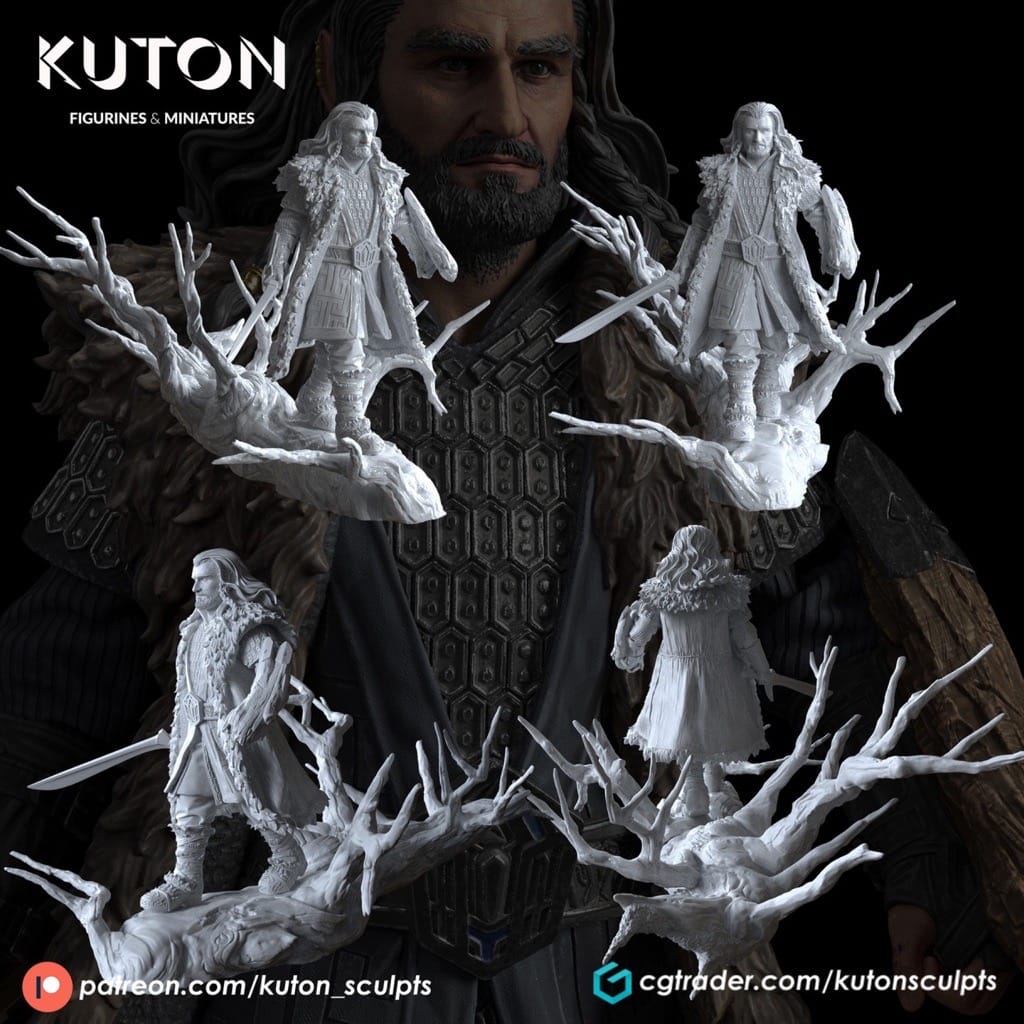 P站图纸印象馆 KUTON 霍比特人 矮人索林·橡木盾 KUTON 霍比特人 矮人索林·橡木盾