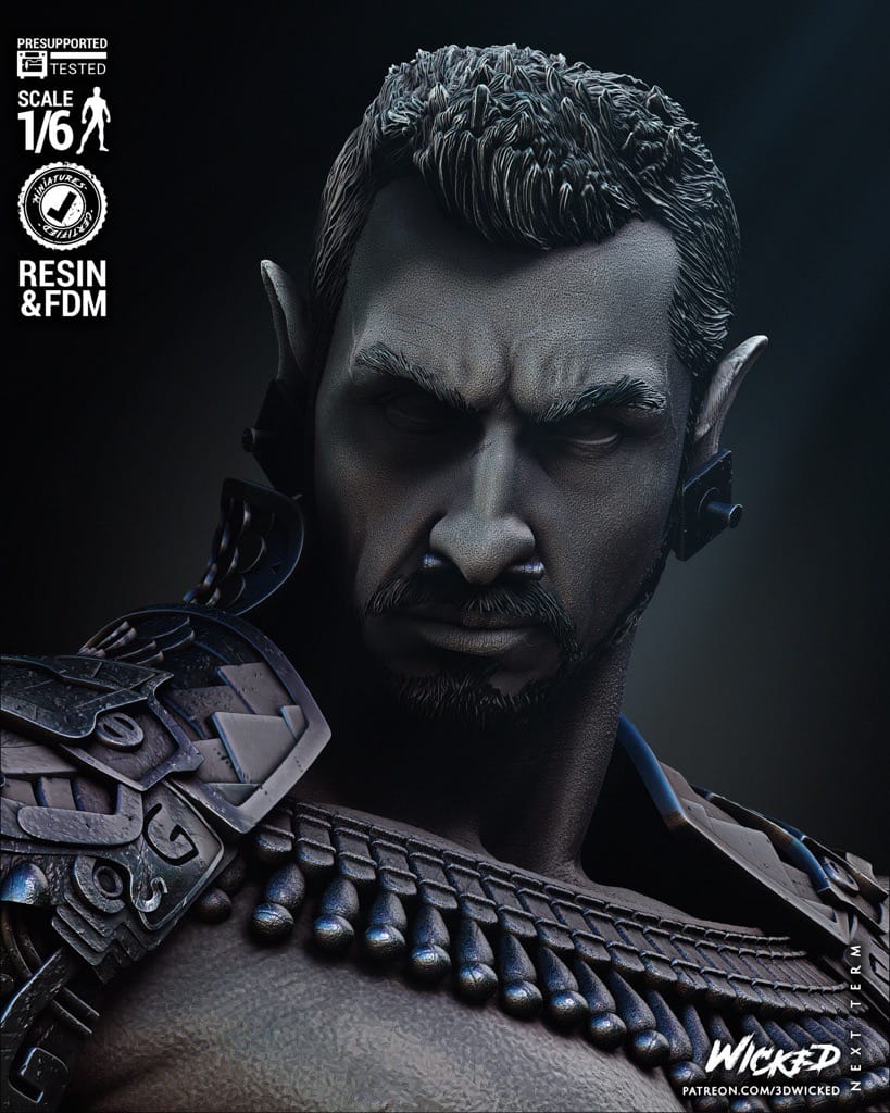 P站图纸印象馆 3DWicked 漫威 黑豹 黑豹与纳摩尔 3DWicked 漫威 黑豹 黑豹与纳摩尔