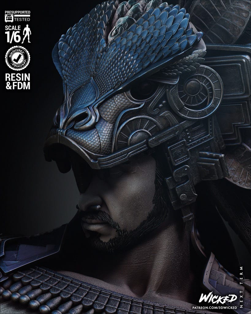 P站图纸印象馆 3DWicked 漫威 黑豹 黑豹与纳摩尔 3DWicked 漫威 黑豹 黑豹与纳摩尔