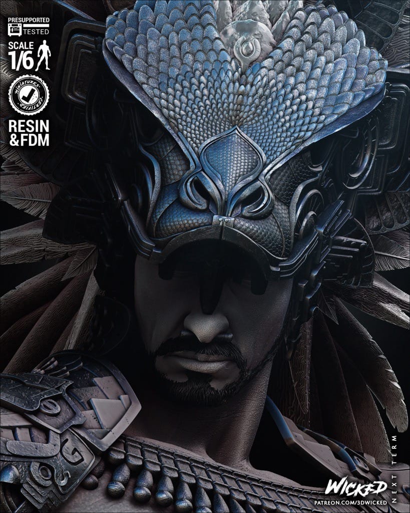 P站图纸印象馆 3DWicked 漫威 黑豹 黑豹与纳摩尔 3DWicked 漫威 黑豹 黑豹与纳摩尔