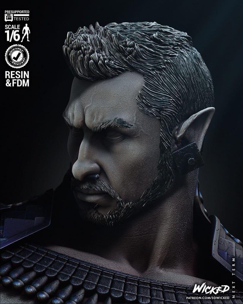 P站图纸印象馆 3DWicked 漫威 黑豹 黑豹与纳摩尔 3DWicked 漫威 黑豹 黑豹与纳摩尔