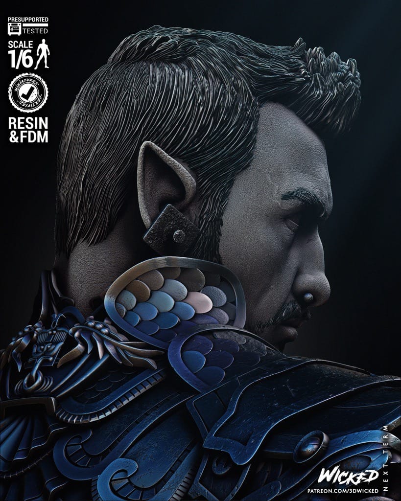 P站图纸印象馆 3DWicked 漫威 黑豹 黑豹与纳摩尔 3DWicked 漫威 黑豹 黑豹与纳摩尔