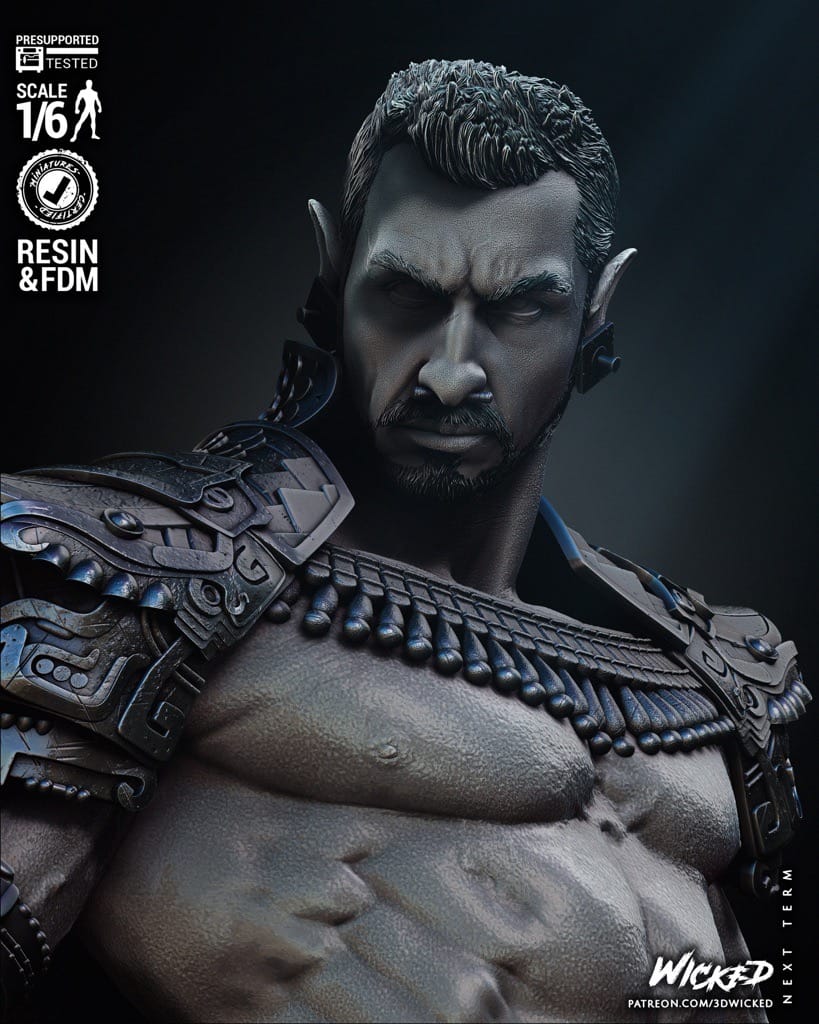 P站图纸印象馆 3DWicked 漫威 黑豹 黑豹与纳摩尔 3DWicked 漫威 黑豹 黑豹与纳摩尔