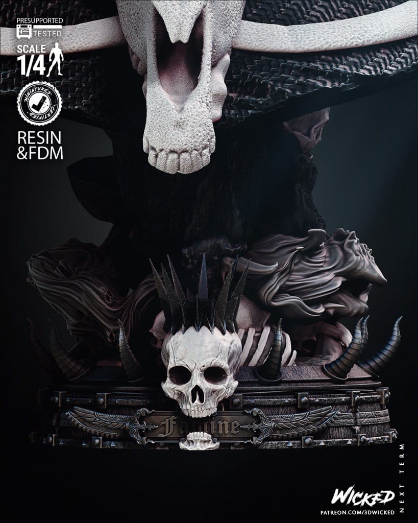 P站图纸印象馆 3DWicked 漫威 天启纪元 饥荒 3DWicked 漫威 天启纪元 饥荒