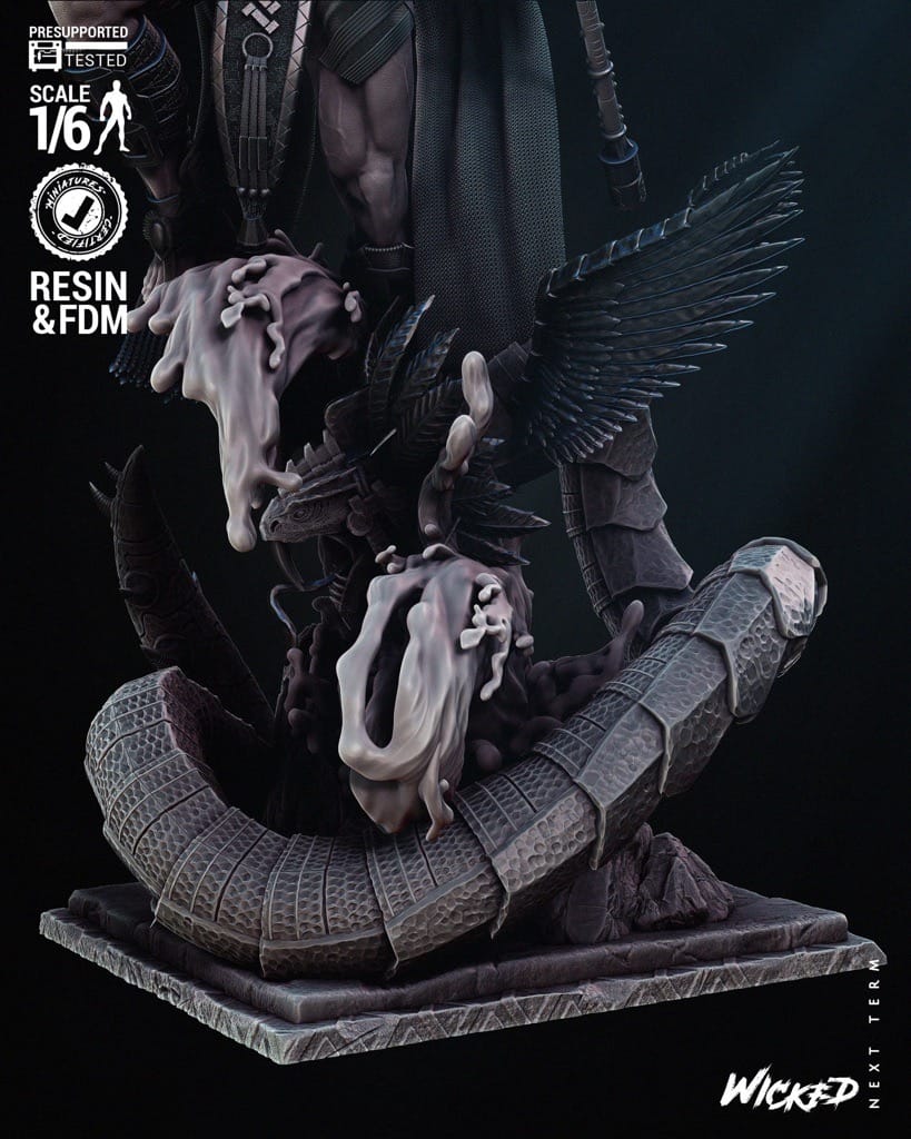 P站图纸印象馆 3DWicked 漫威 黑豹 纳摩尔 3DWicked 漫威 黑豹 纳摩尔