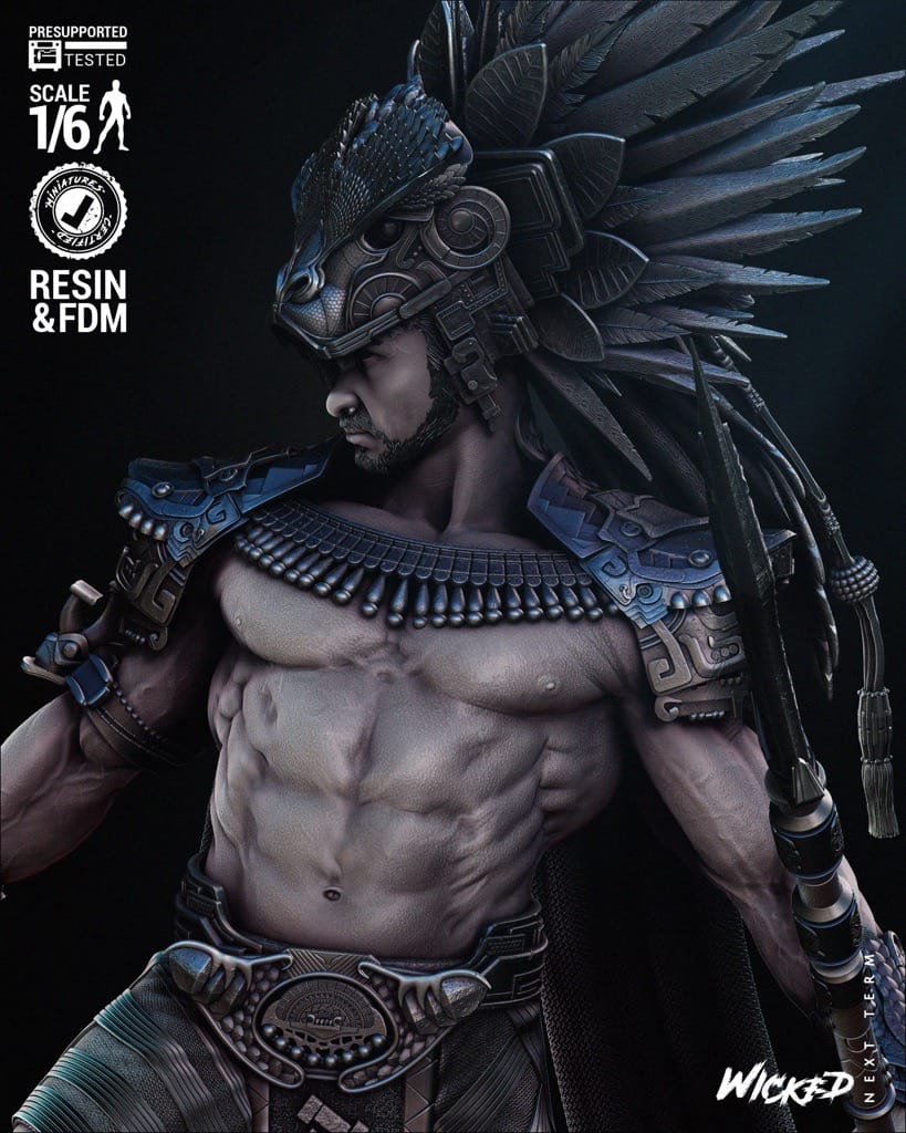 P站图纸印象馆 3DWicked 漫威 黑豹 纳摩尔 3DWicked 漫威 黑豹 纳摩尔