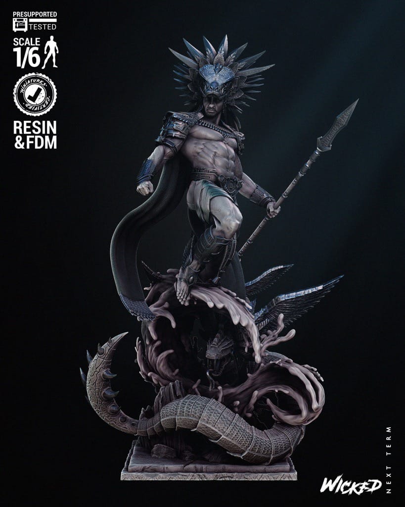 P站图纸印象馆 3DWicked 漫威 黑豹 纳摩尔 3DWicked 漫威 黑豹 纳摩尔