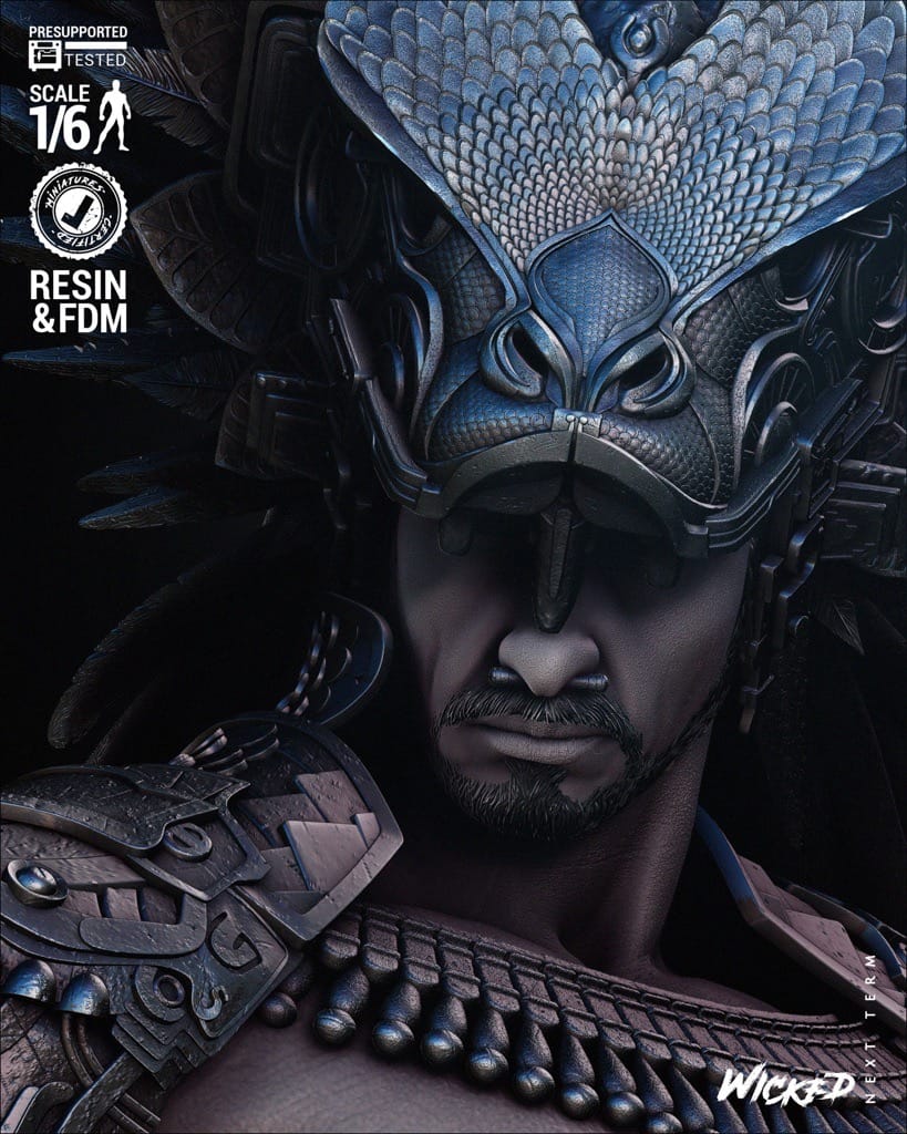 P站图纸印象馆 3DWicked 漫威 黑豹 纳摩尔 3DWicked 漫威 黑豹 纳摩尔