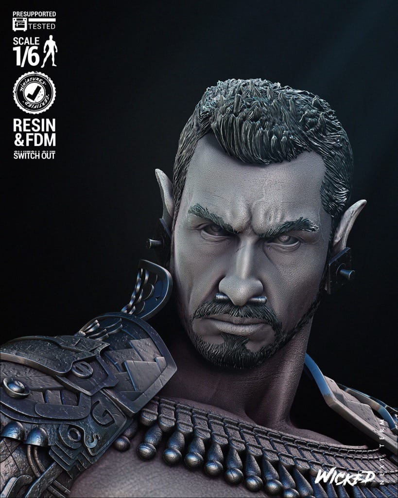 P站图纸印象馆 3DWicked 漫威 黑豹 纳摩尔 3DWicked 漫威 黑豹 纳摩尔