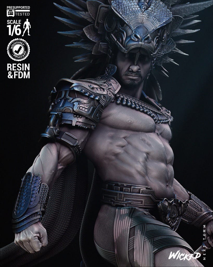 P站图纸印象馆 3DWicked 漫威 黑豹 纳摩尔 3DWicked 漫威 黑豹 纳摩尔