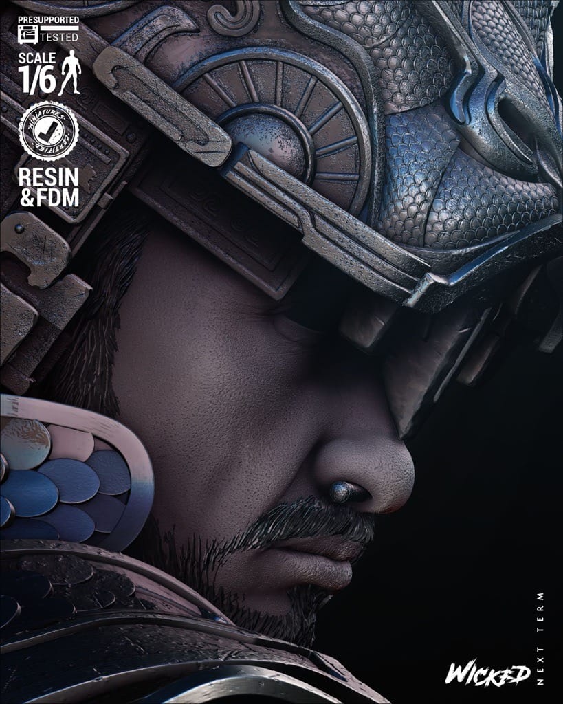 P站图纸印象馆 3DWicked 漫威 黑豹 纳摩尔 3DWicked 漫威 黑豹 纳摩尔