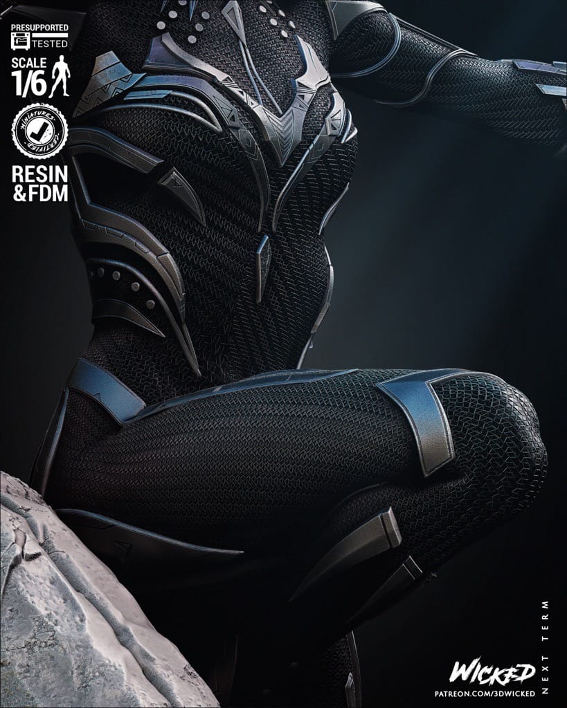 P站图纸印象馆 3DWicked 漫威 黑豹 瓦坎达公主苏里 3DWicked 漫威 黑豹 瓦坎达公主苏里