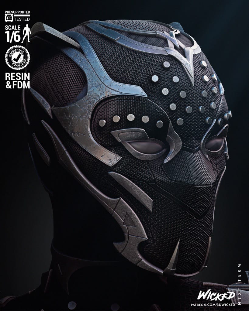 P站图纸印象馆 3DWicked 漫威 黑豹 瓦坎达公主苏里 3DWicked 漫威 黑豹 瓦坎达公主苏里