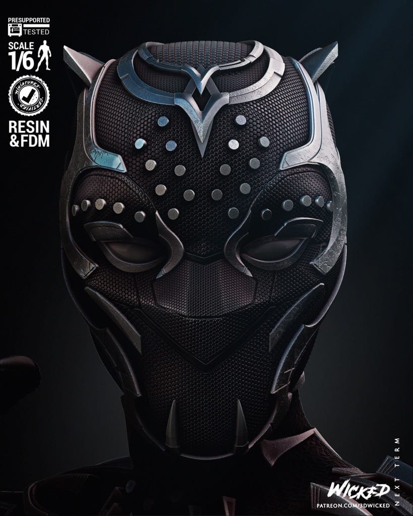 P站图纸印象馆 3DWicked 漫威 黑豹 瓦坎达公主苏里 3DWicked 漫威 黑豹 瓦坎达公主苏里