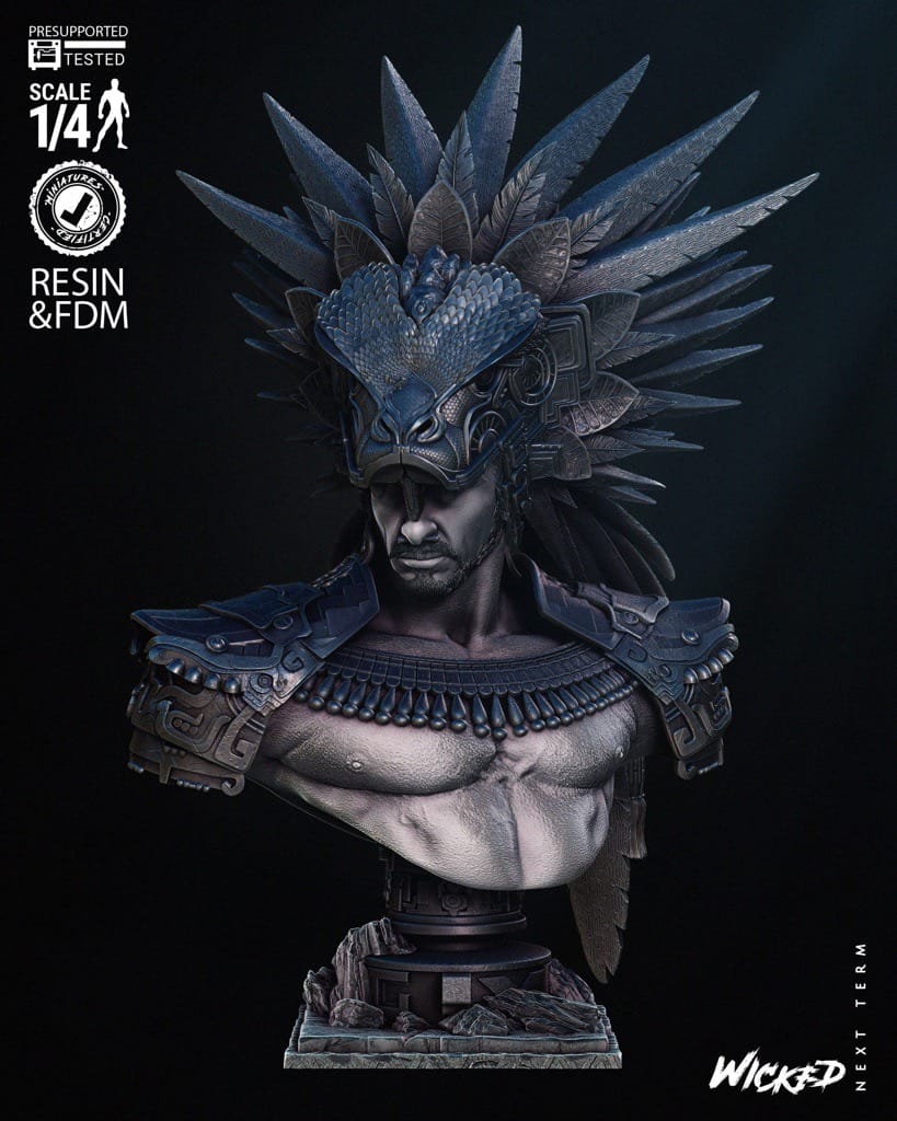 P站图纸印象馆 3DWicked 漫威 黑豹 纳摩尔 3DWicked 漫威 黑豹 纳摩尔