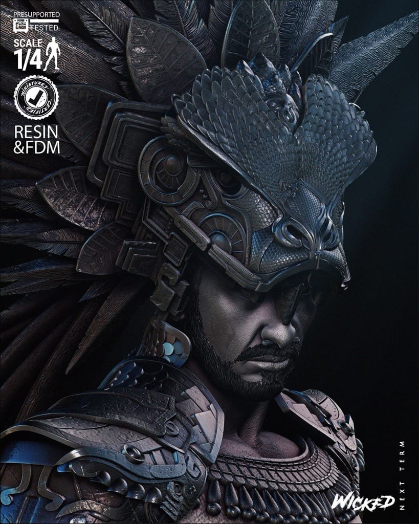 P站图纸印象馆 3DWicked 漫威 黑豹 纳摩尔 3DWicked 漫威 黑豹 纳摩尔