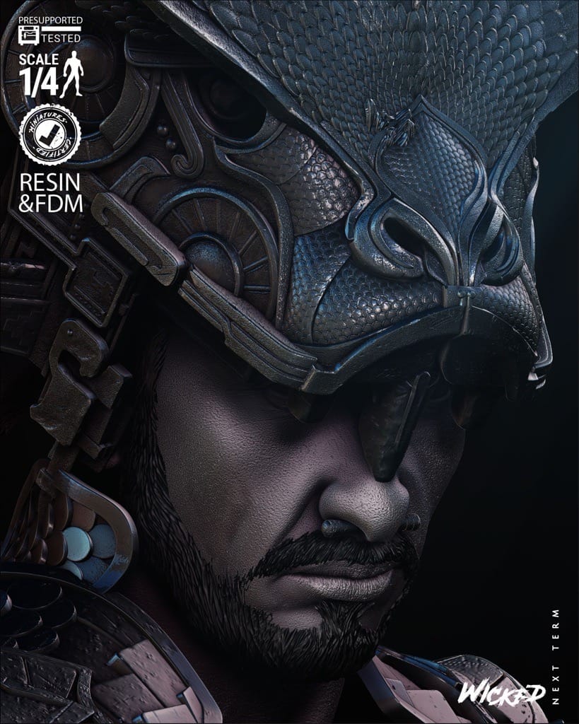 P站图纸印象馆 3DWicked 漫威 黑豹 纳摩尔 3DWicked 漫威 黑豹 纳摩尔