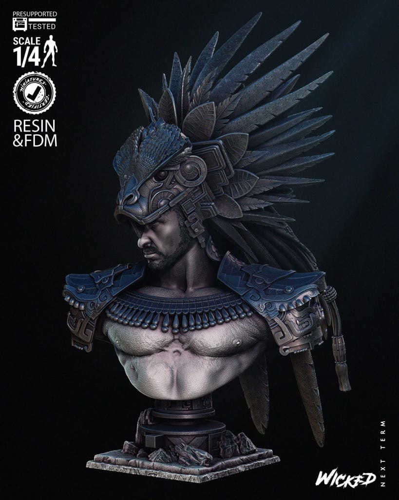 P站图纸印象馆 3DWicked 漫威 黑豹 纳摩尔 3DWicked 漫威 黑豹 纳摩尔