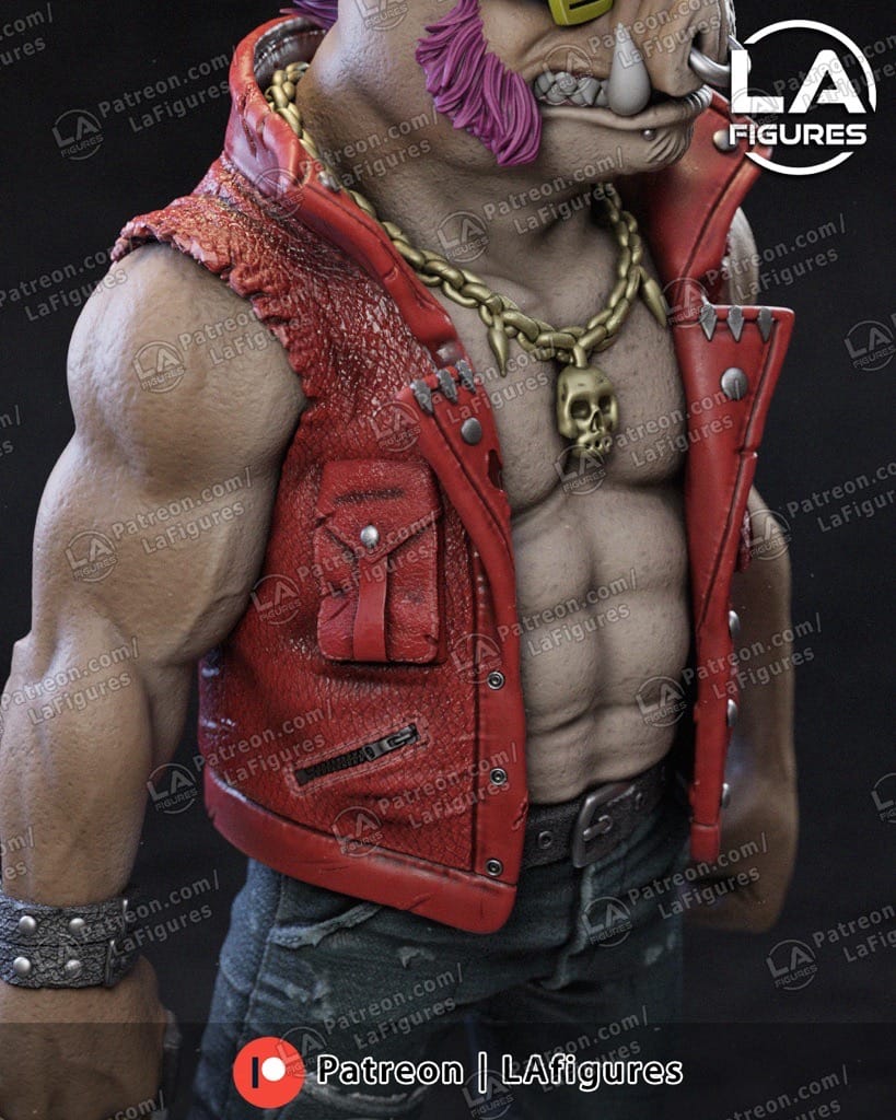 P站图纸印象馆 L.A Figures 忍者神龟 疣猪 L.A Figures 忍者神龟 疣猪