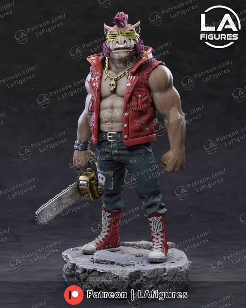 P站图纸印象馆 L.A Figures 忍者神龟 疣猪 L.A Figures 忍者神龟 疣猪