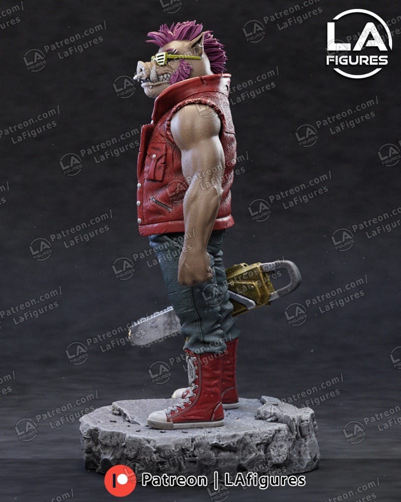 P站图纸印象馆 L.A Figures 忍者神龟 疣猪 L.A Figures 忍者神龟 疣猪