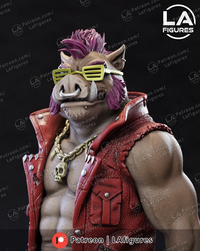 P站图纸印象馆 L.A Figures 忍者神龟 疣猪 L.A Figures 忍者神龟 疣猪