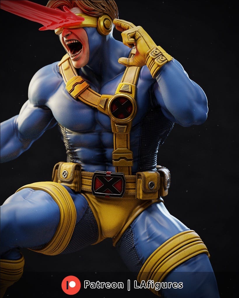 P站图纸印象馆 L.A Figures 漫威 X战警 镭射眼 L.A Figures 漫威 X战警 镭射眼