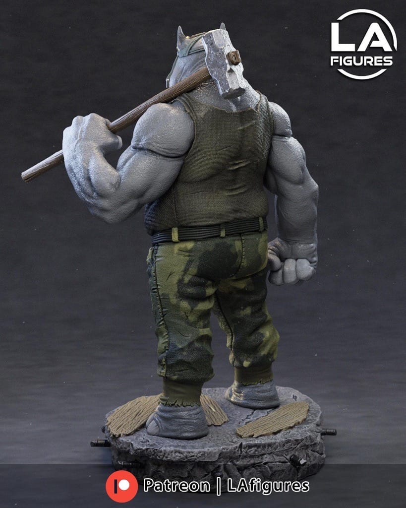 P站图纸印象馆 L.A Figures 忍者神龟 犀牛人 L.A Figures 忍者神龟 犀牛人