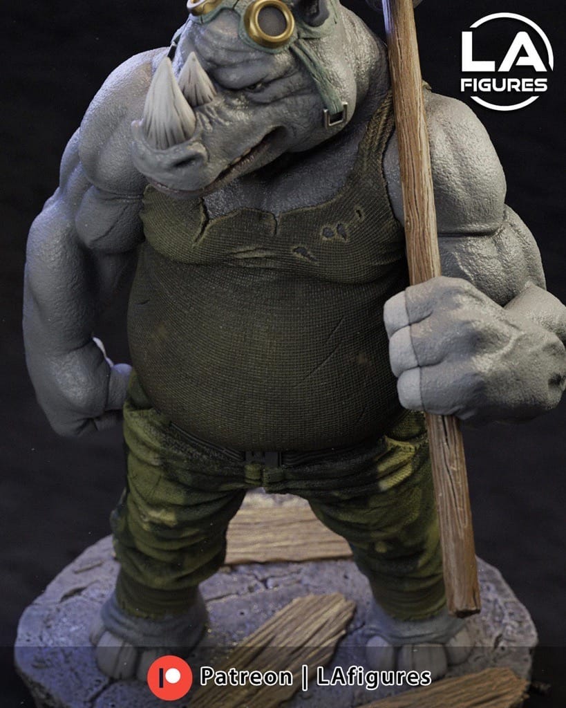 P站图纸印象馆 L.A Figures 忍者神龟 犀牛人 L.A Figures 忍者神龟 犀牛人