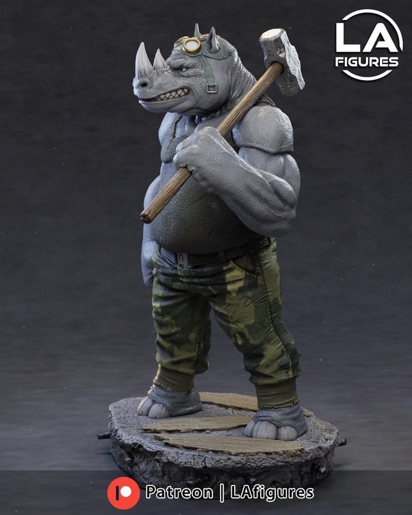 P站图纸印象馆 L.A Figures 忍者神龟 犀牛人 L.A Figures 忍者神龟 犀牛人