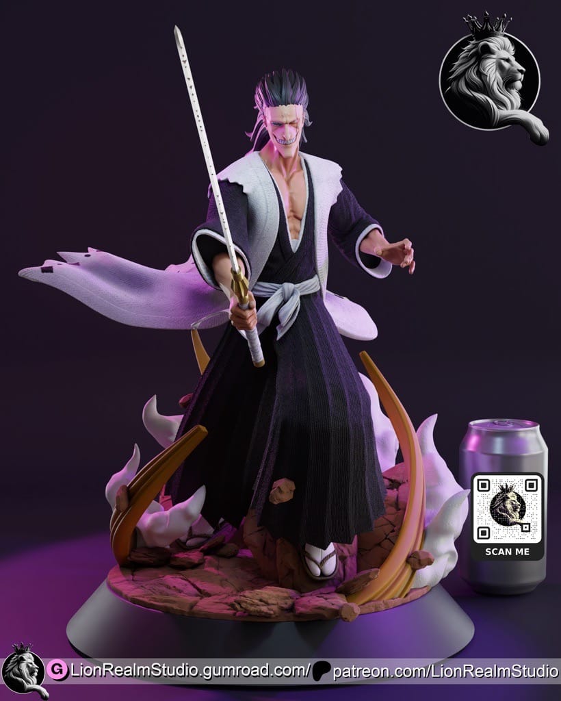 P站图纸印象馆 LionRealm 死神 更木剑八 LionRealm 死神 更木剑八