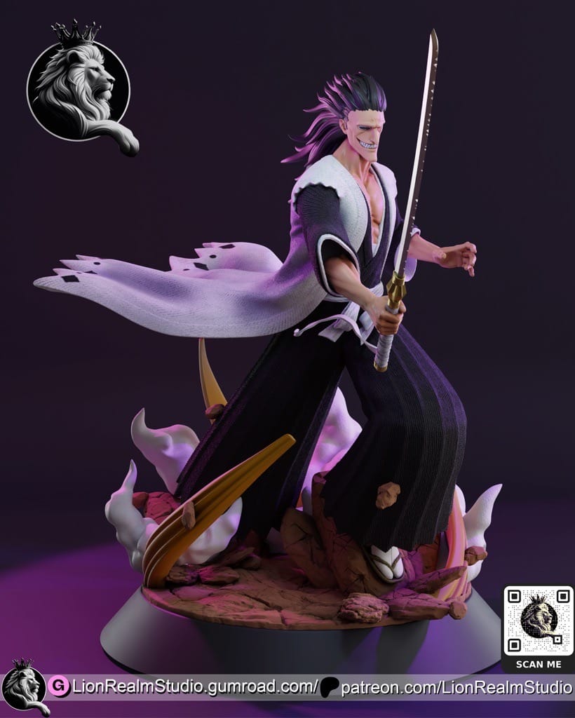 P站图纸印象馆 LionRealm 死神 更木剑八 LionRealm 死神 更木剑八